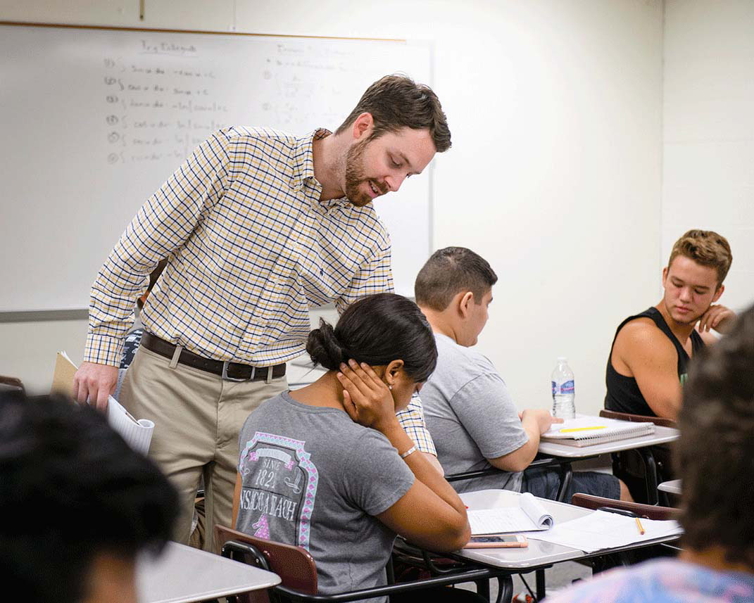 Students in classroom