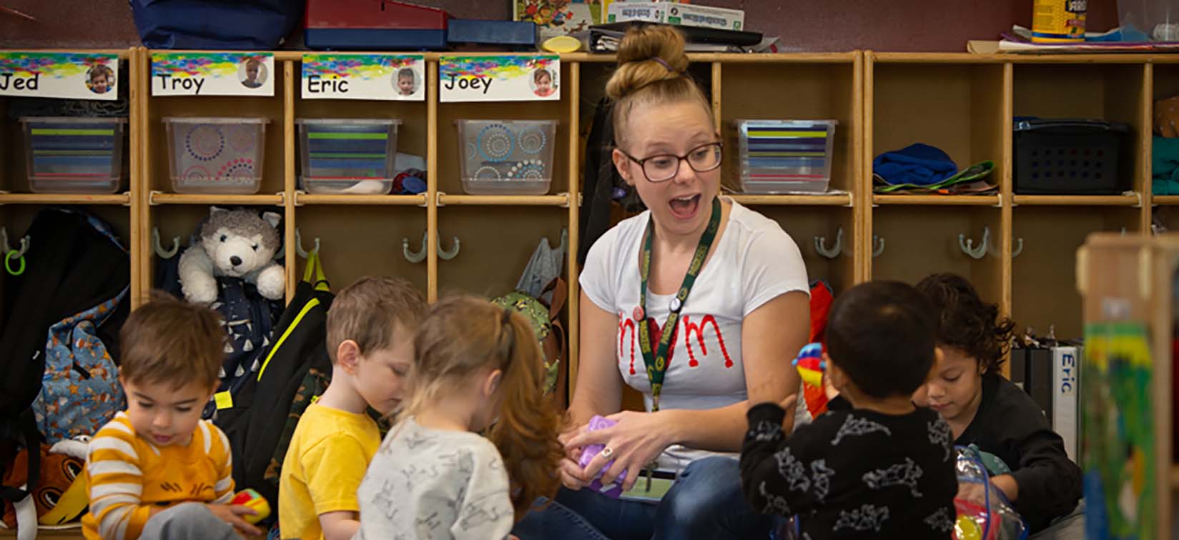 Early Education Teacher with Students