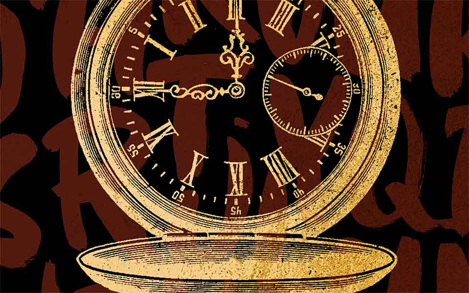 Image of large pocket watch.