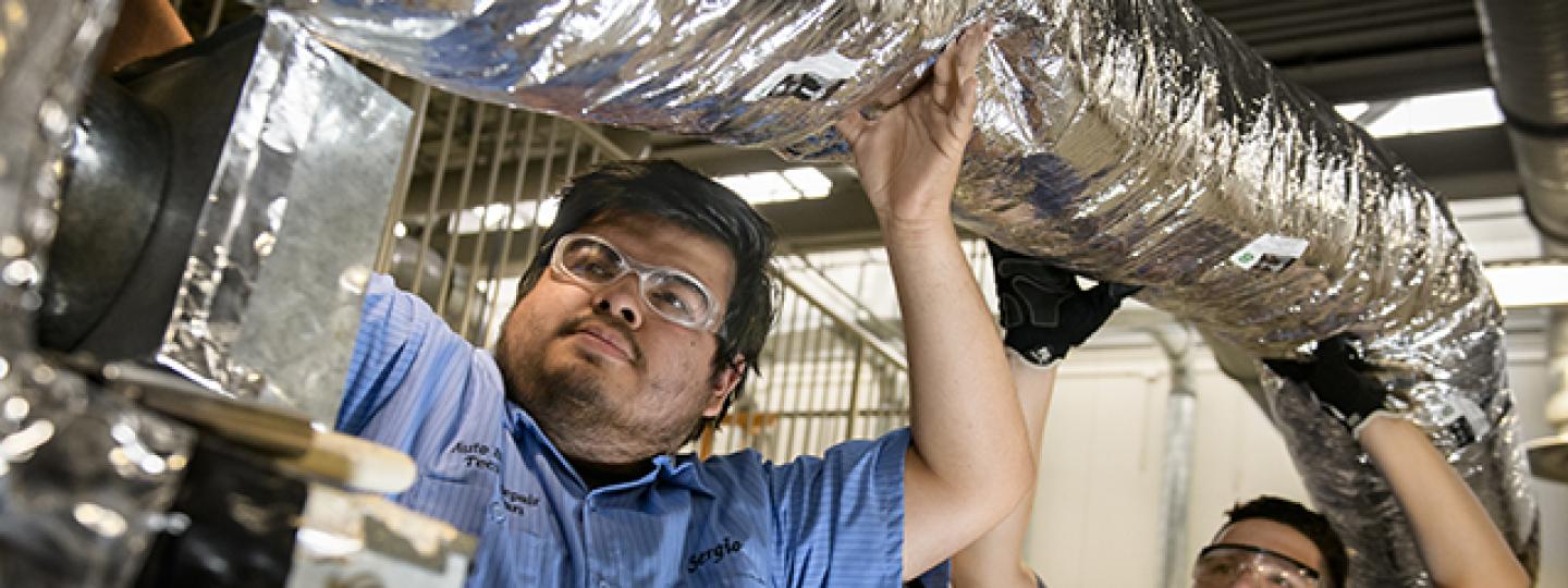 Fast track HVAC program at San Jacinto College.